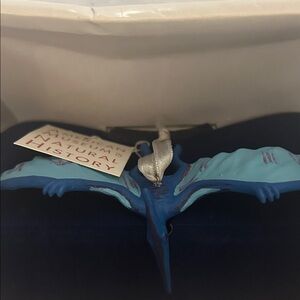 Blue Glass Art Sculpture